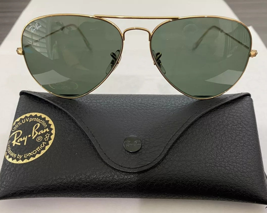 Ray Ban Aviator Classic RB3025 L0205 Gold Frame Sunglasses