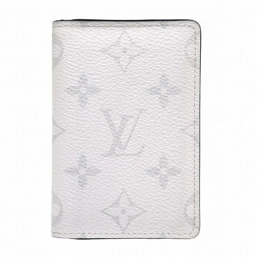 Louis Vuitton Monogram Taiga Pocket Organizer - White