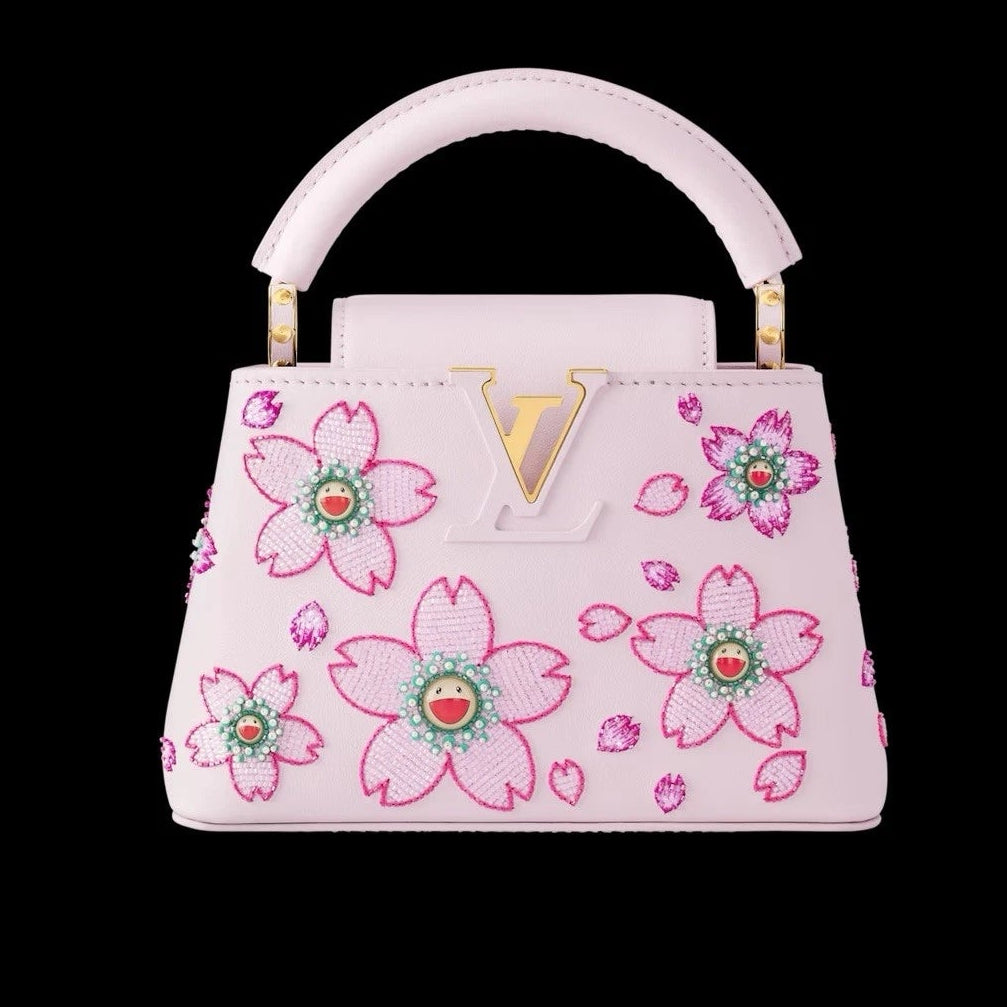 Louis Vuitton x Takashi Murakami Capucines Mini Handbag – Pink
