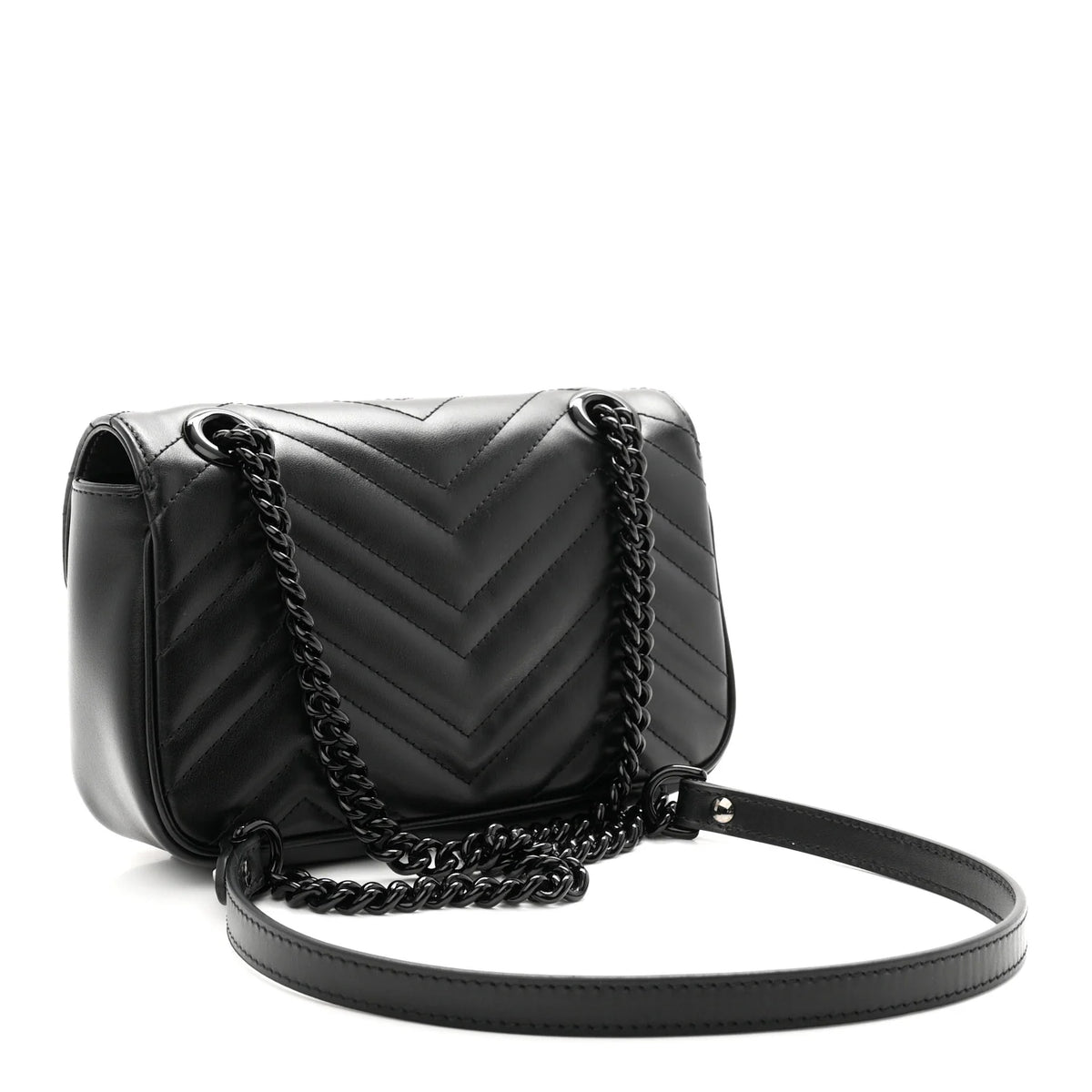 Gucci GG Marmont Small Soulder Bag - Black