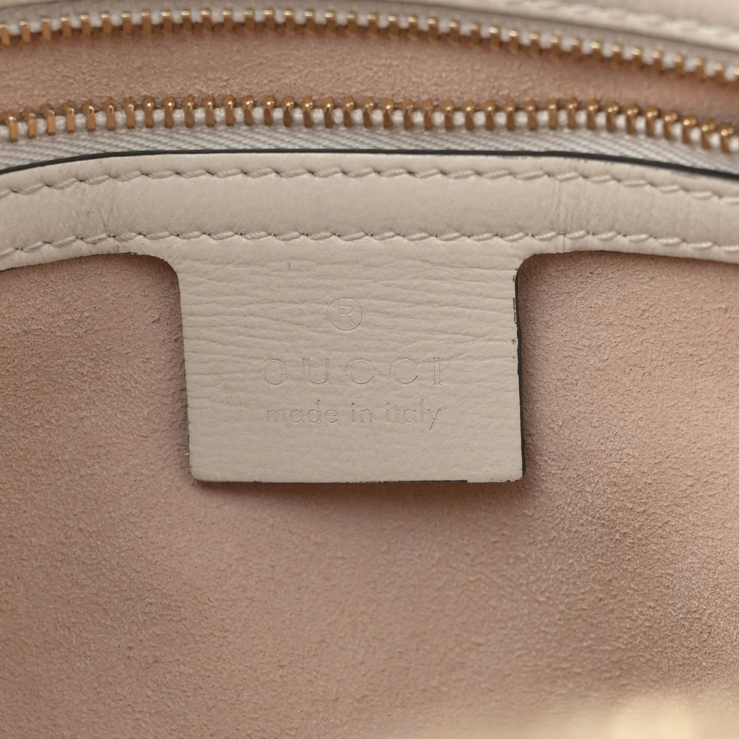 Gucci Horsebit 1955 Small Shoulder Leather Bag – Mystic White