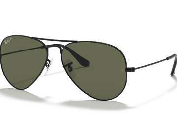 Ray Ban Aviator Classic RB3025 002/58 Black Frame Sunglasses