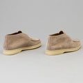 Loro Piana Open Walk Ankle Suede Boots - Sandstone (D044)