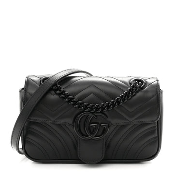 Gucci GG Marmont Small Soulder Bag - Black