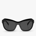Prada PRA27-S Black Cats Eye Sunglasses