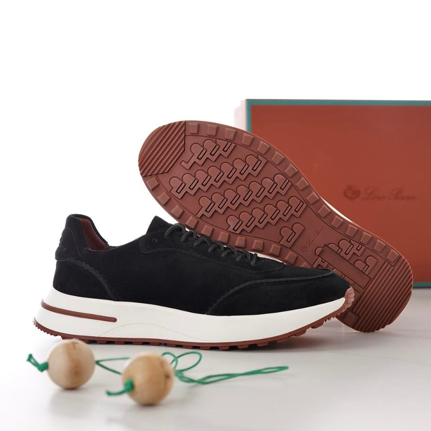 Loro Piana Week End Walk Microfiber - Storm System® Sneakers - Black (8000)
