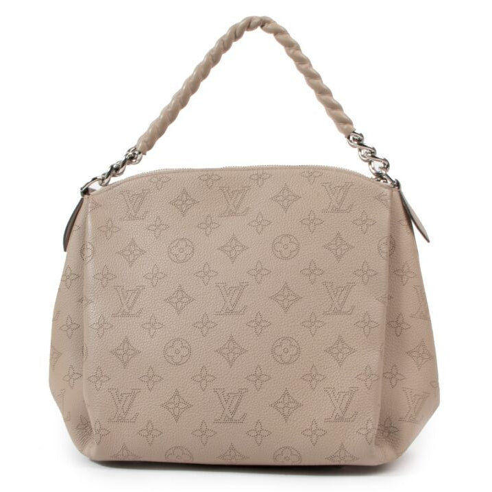 Louis Vuitton Mahina Babylone Chain BB Tote Bag - Galet