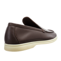 Loro Piana Summer Walk Elk Leather Loafers - Very Dark Brown (H027)