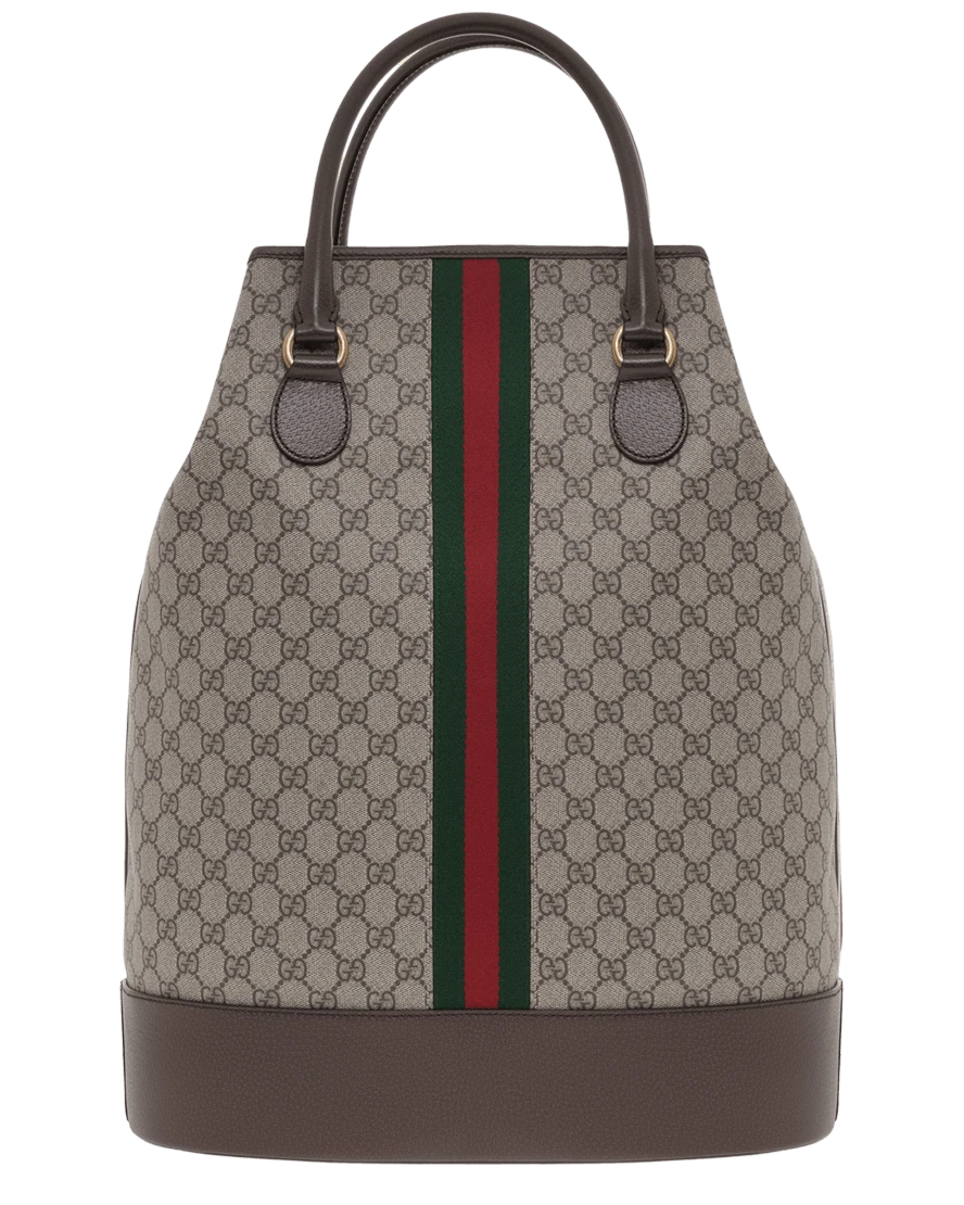 Gucci Signature GG Canvas Savoy Duffle Bag – Beige