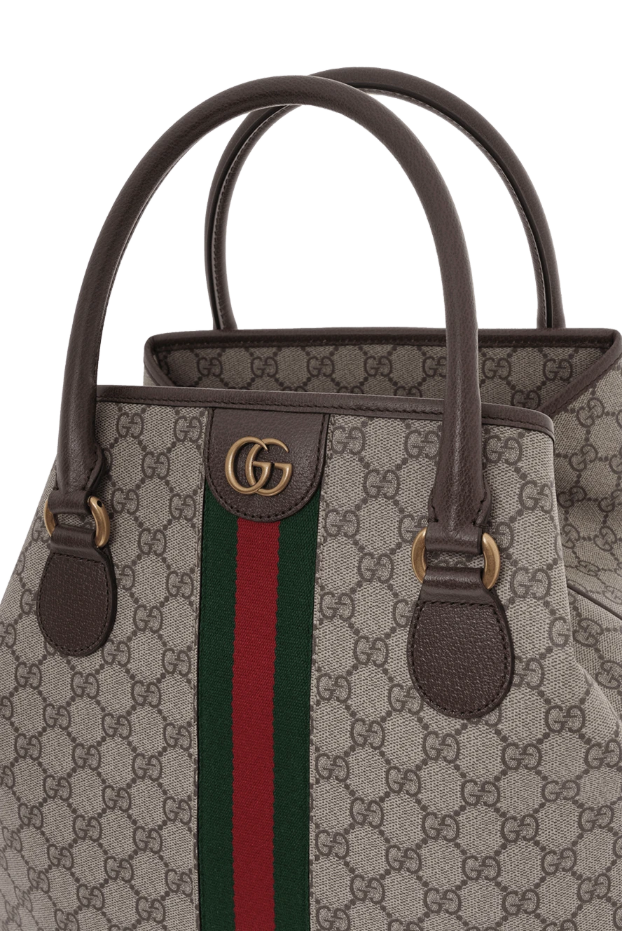 Gucci Signature GG Canvas Savoy Duffle Bag – Beige
