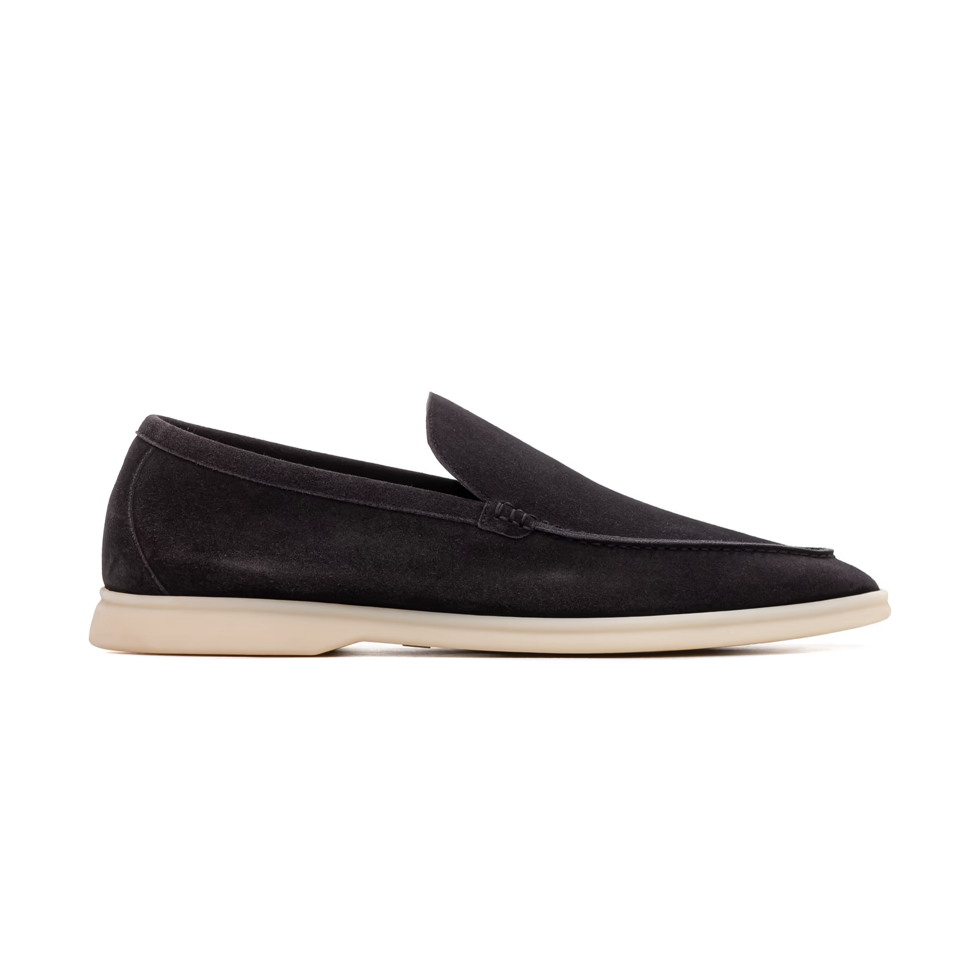 Loro Piana Summer Walk Suede Loafers - Brown