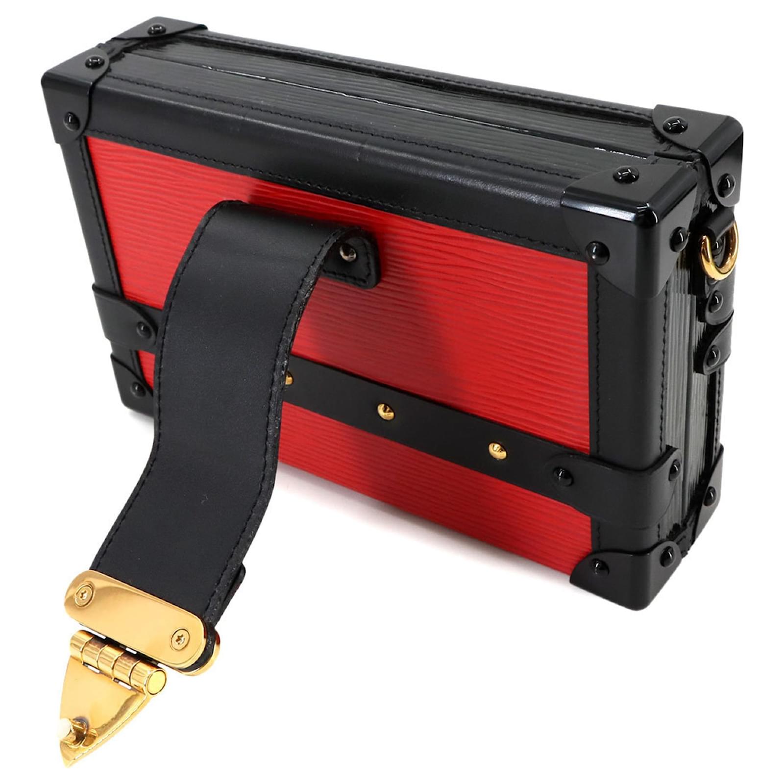 Louis Vuitton Petite Malle Shoulder Bag - Red