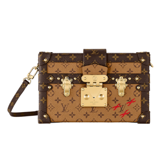 Louis Vuitton Petite Malle Shoulder Bag - Light Brown