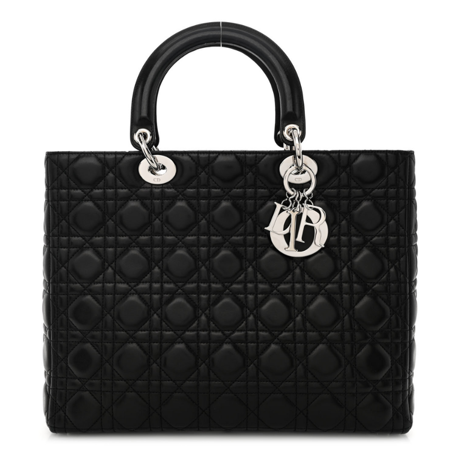 Dior Large Lady Dior Bag - Black