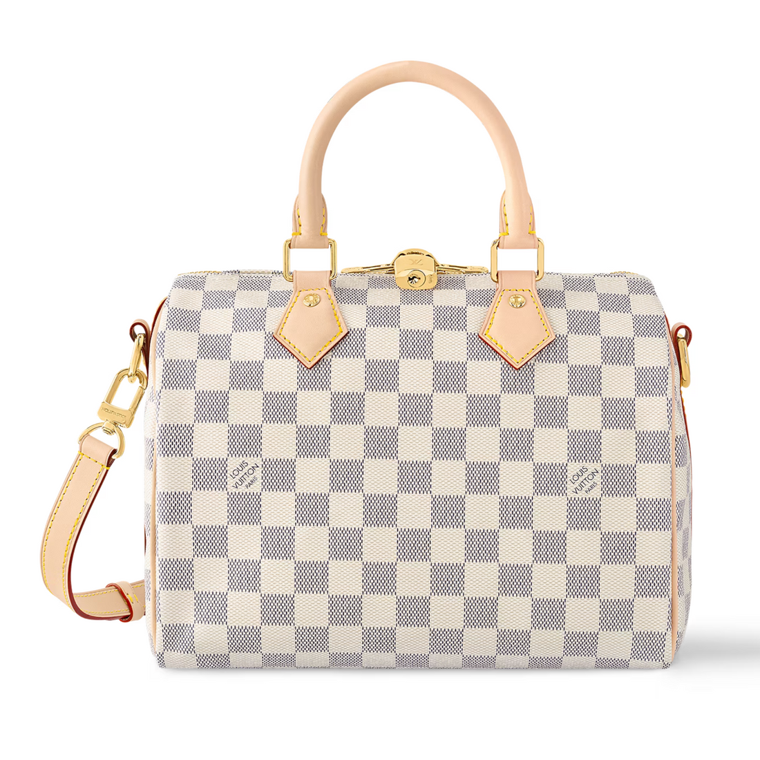Louis Vuitton Speedy Bandoulière 30 Handbag - Off White / Grey