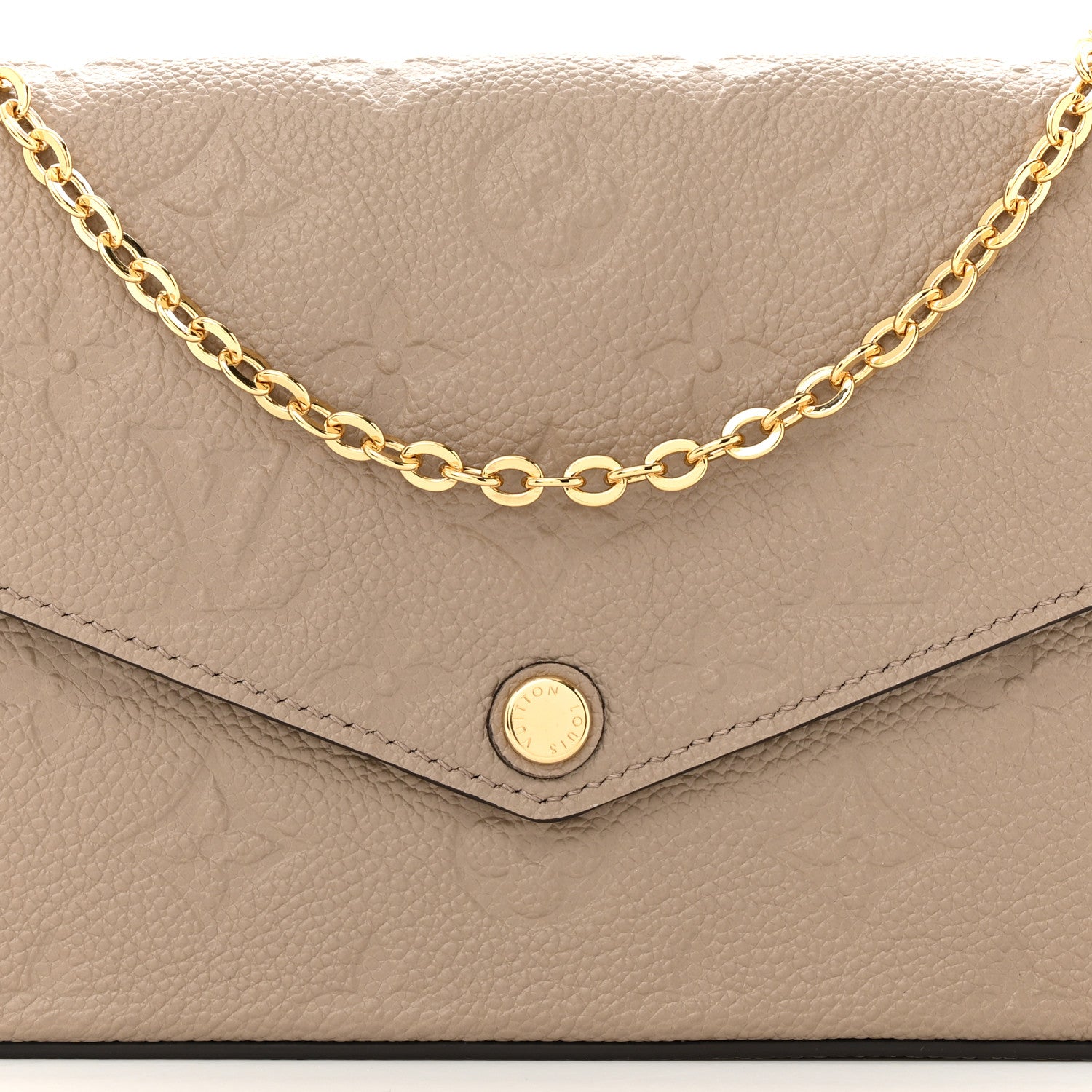 Louis Vuitton Pochette Félicie Wallet Shoulder Bag - Tourterelle