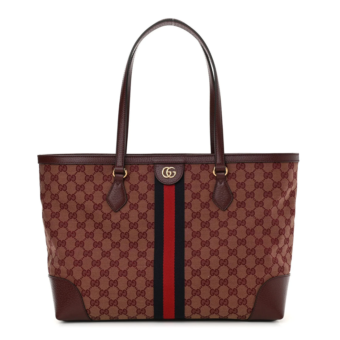 Gucci Ophidia Large Tote Bag - Burgundy