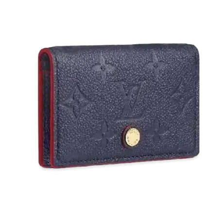 Louis Vuitton Monogram Empreinte Multicartes Card Holder - Blue