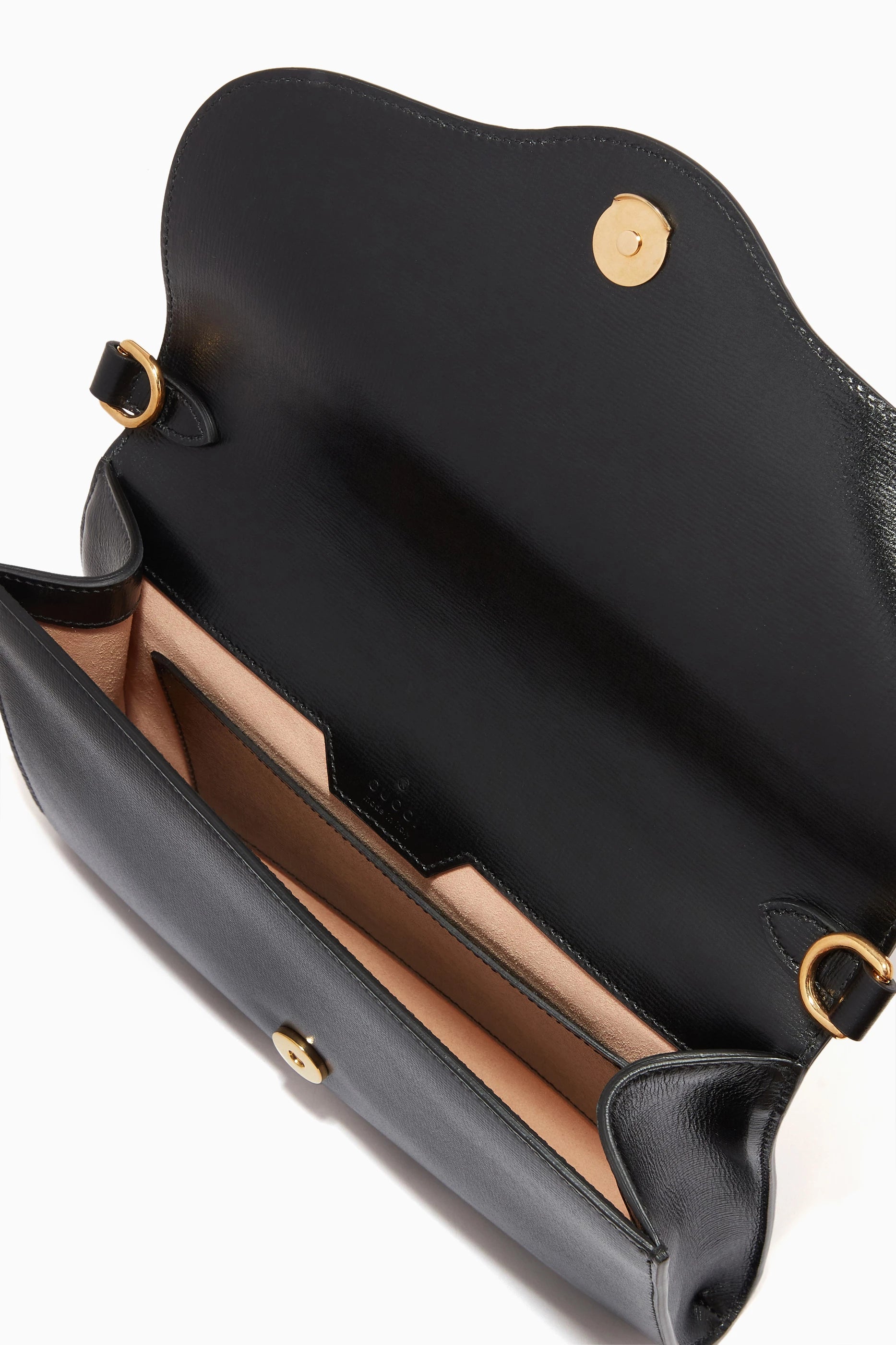 Gucci Horsebit 1955 Chain Crossbody Shoulder Bag – Black