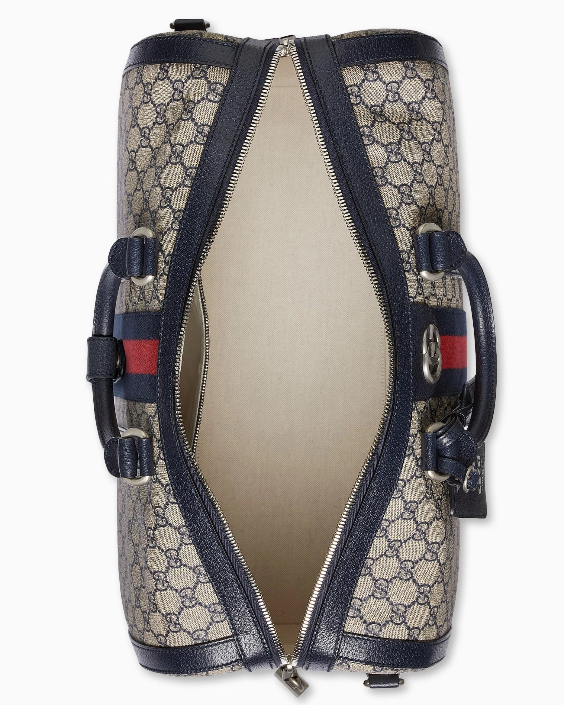 Gucci GG Supreme Canvas Small Savoy Duffle Bag – Beige
