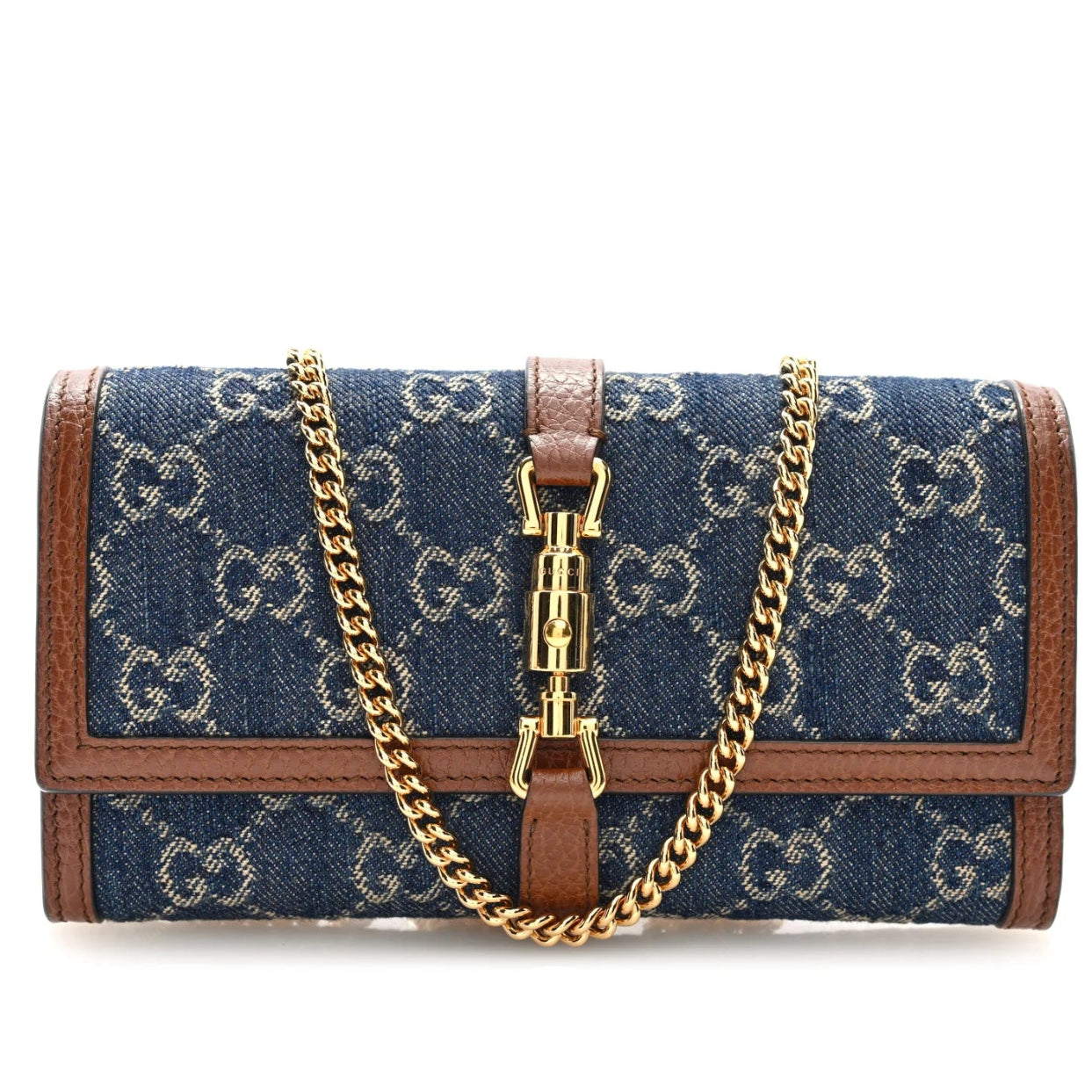Gucci Jackie 1961 Chain Wallet – Blue