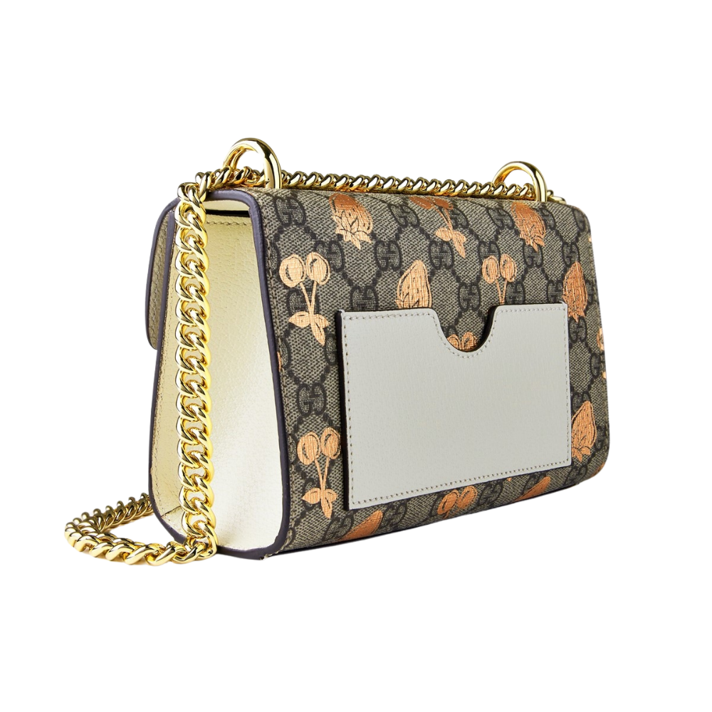 Gucci Padlock Berry Shoulder Bag – Beige