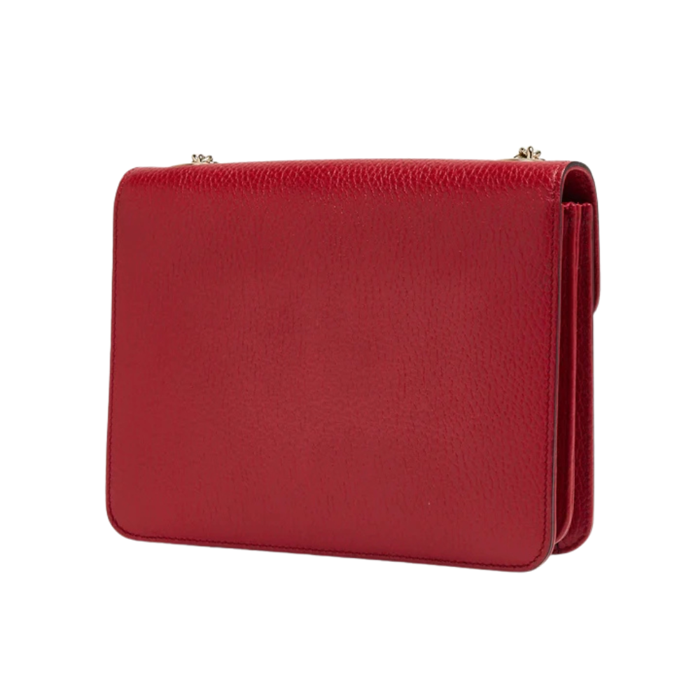 Gucci Interlocking G Small Dollar Shoulder Bag – Red