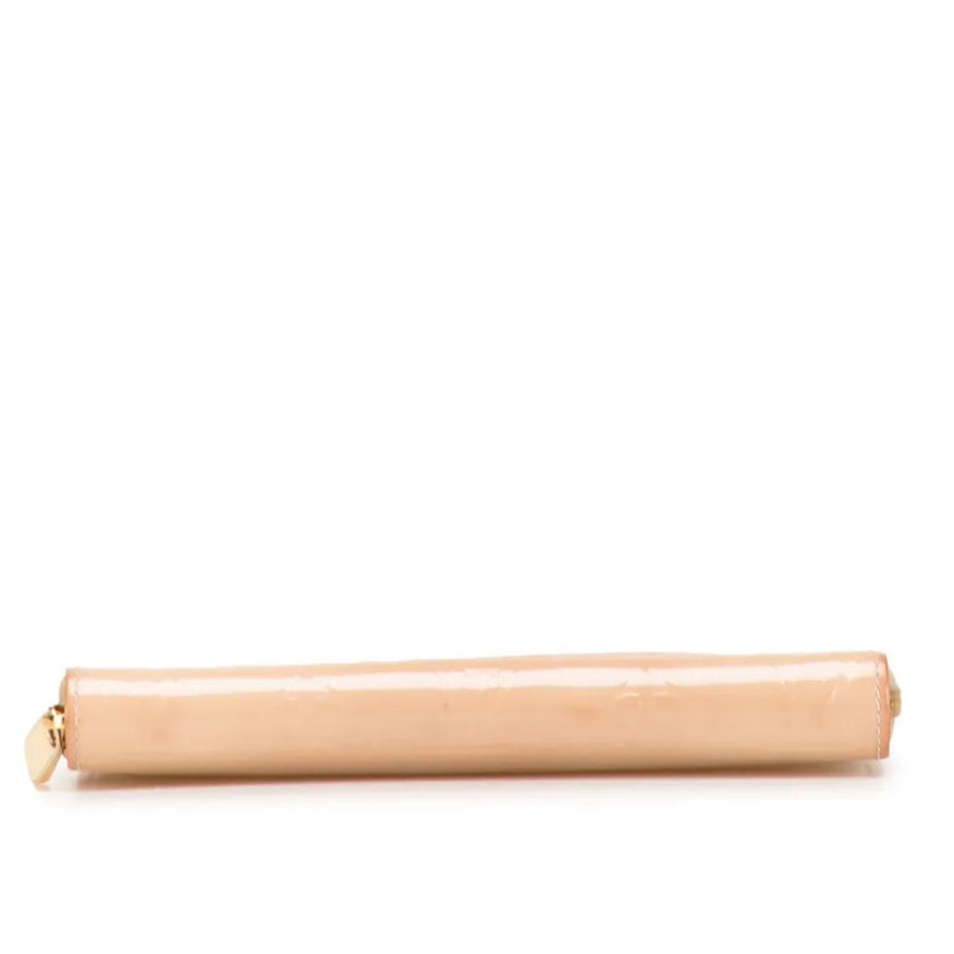 Louis Vuitton Monogram Vernis Zippy Wallet  - Beige