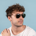 Ray Ban Aviator Classic RB3025 L0205 Gold Frame Sunglasses