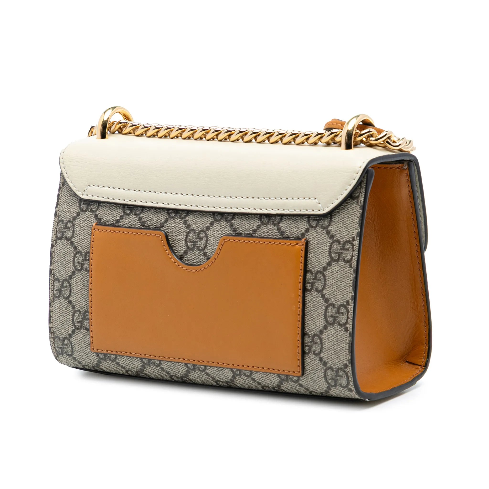 Gucci Padlock GG Supreme Shoulder Bag –  Beige