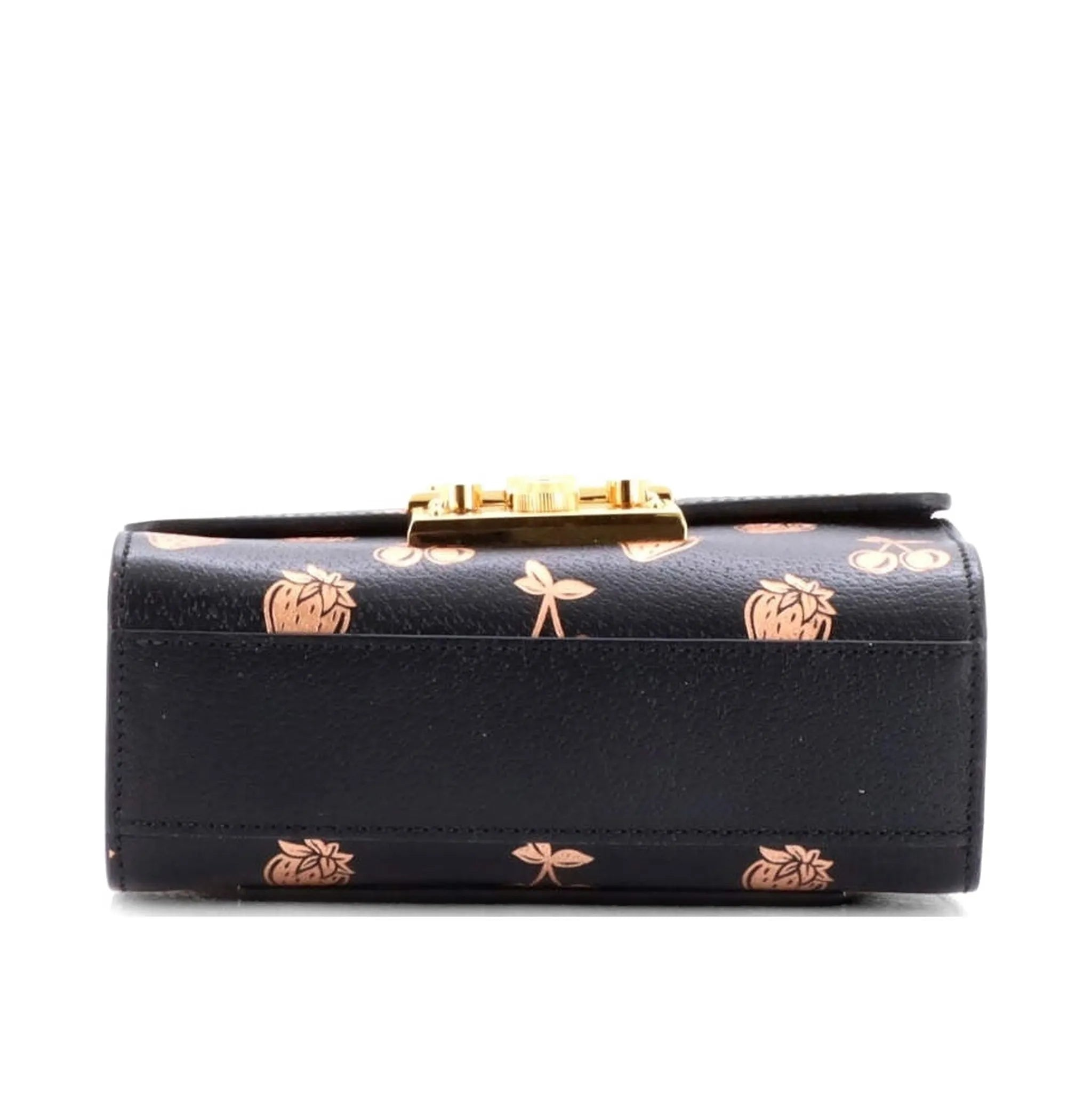 Gucci Padlock Small Berry Shoulder Bag – Black