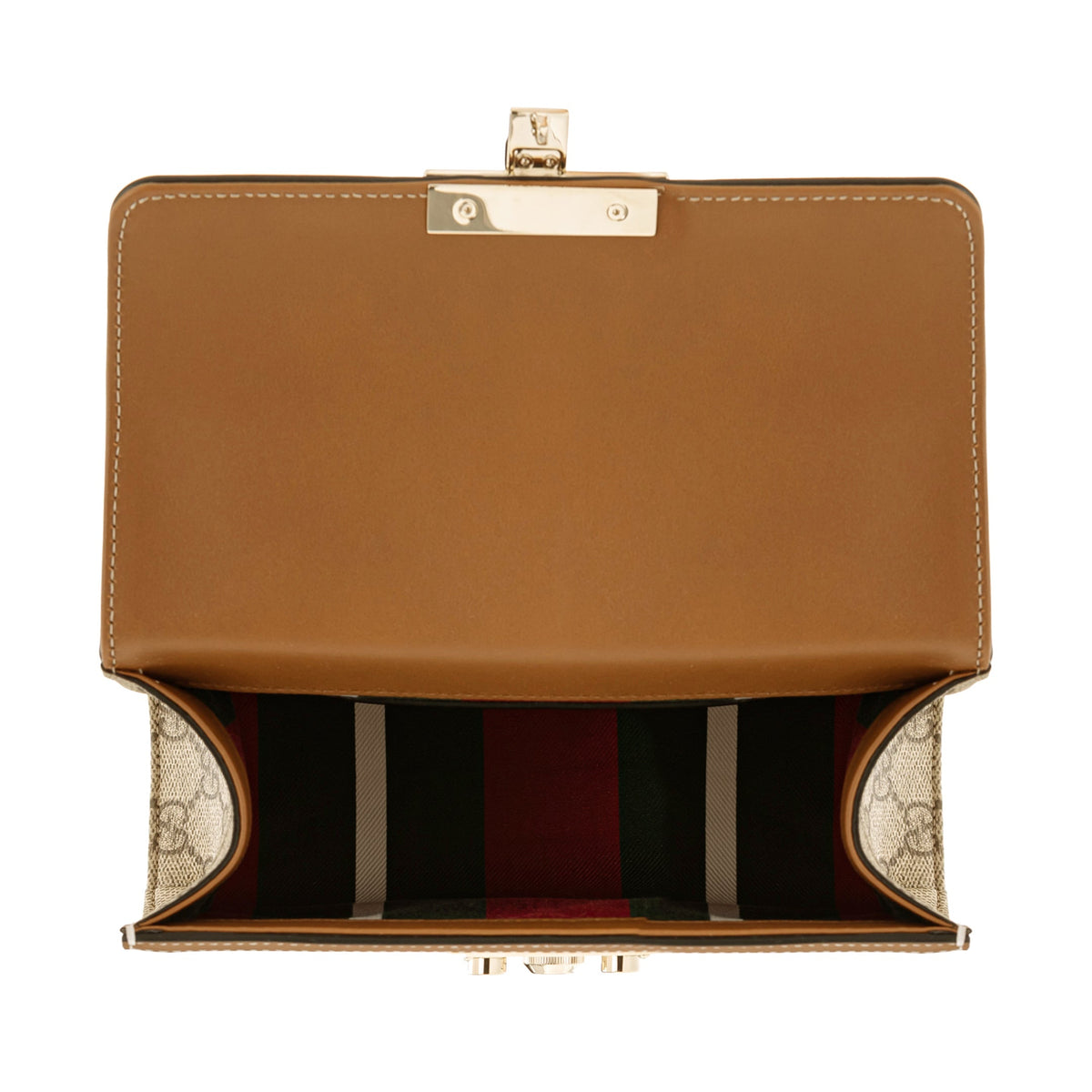 Gucci Padlock Small Top Handle Bag – Brown