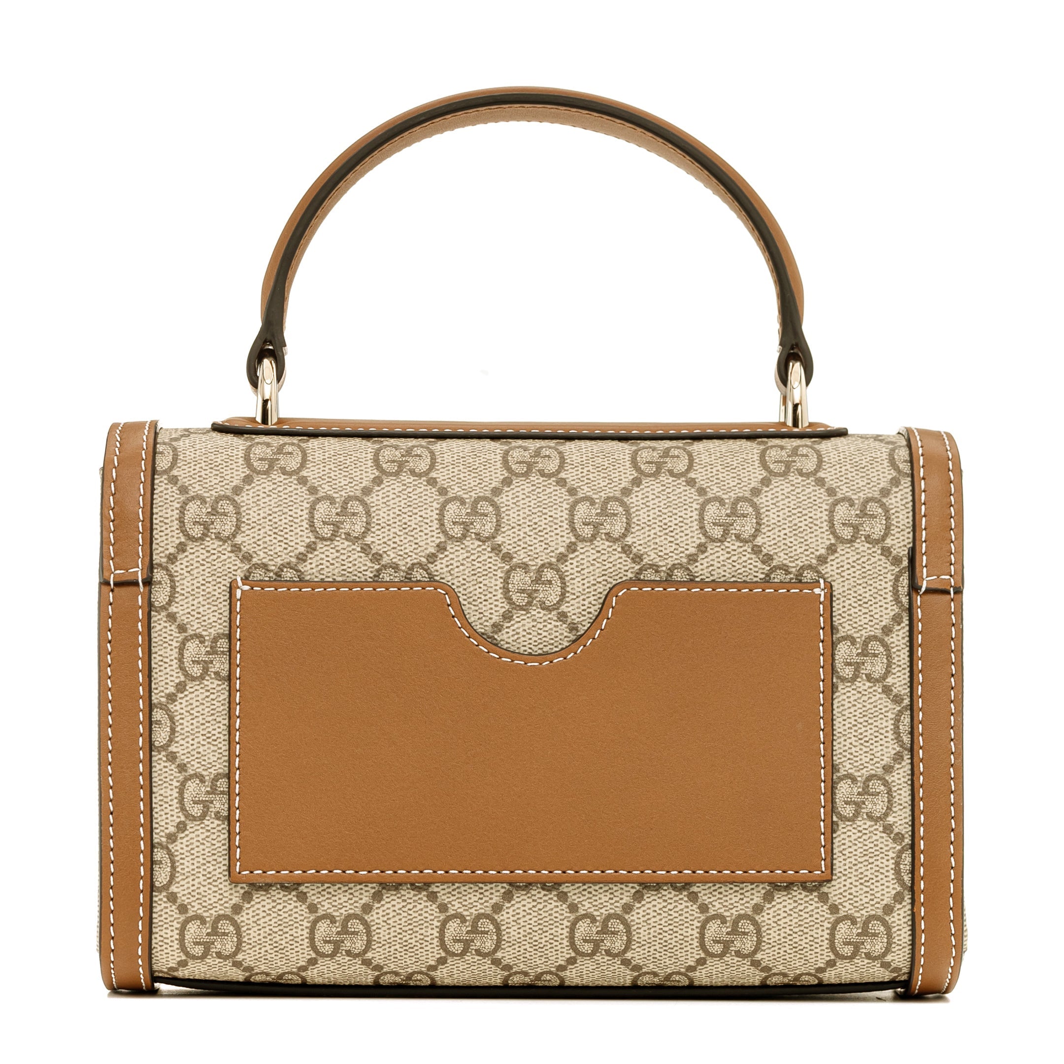 Gucci Padlock Small Top Handle Bag – Brown