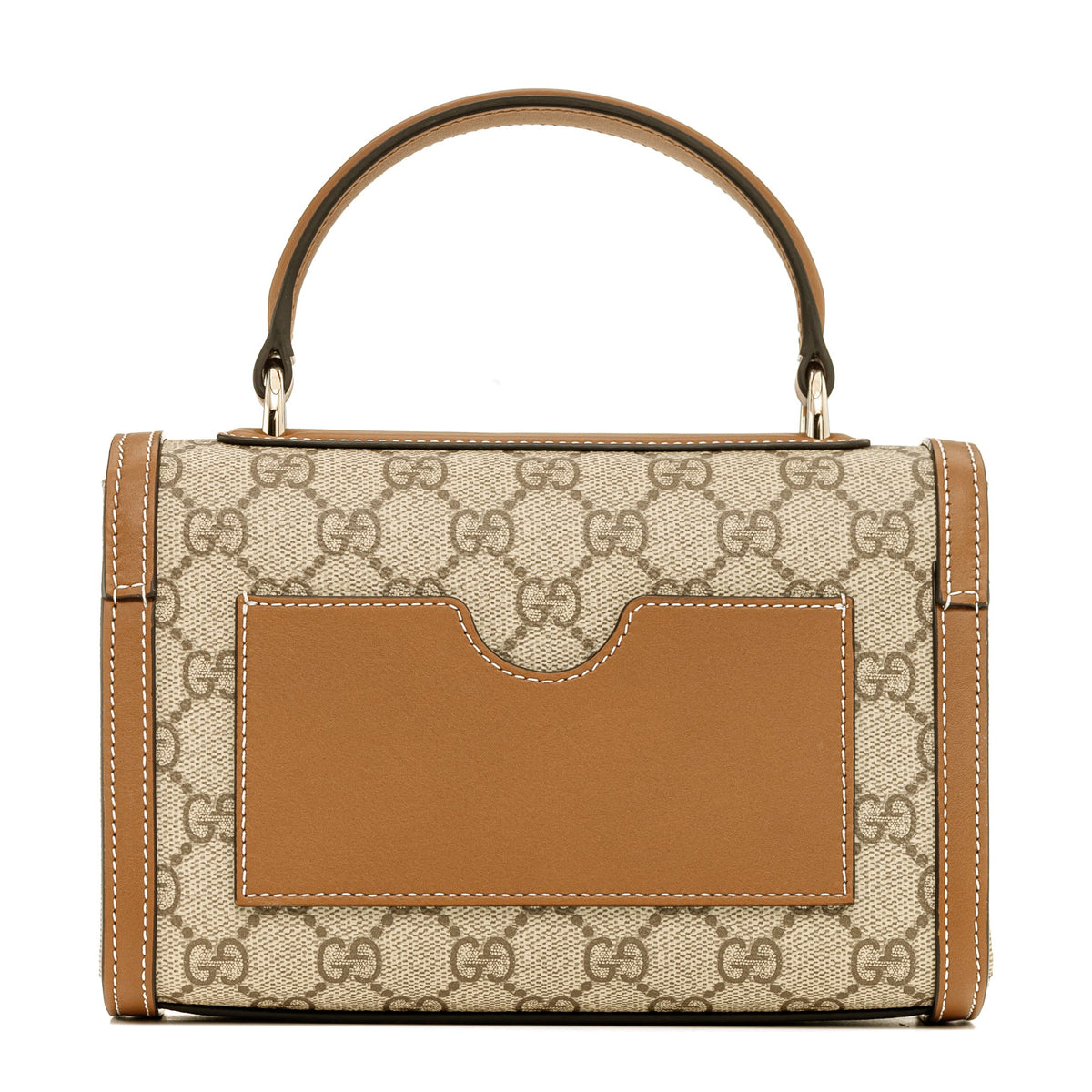 Gucci Padlock Small Top Handle Bag – Brown