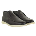 Loro Piana Open Walk Ankle Boots - Navy Blue (W000)