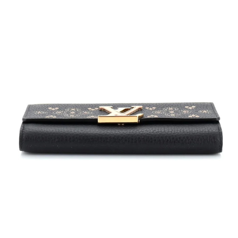 Louis Vuitton Capucines Taurillon Leather Long Wallet - Black