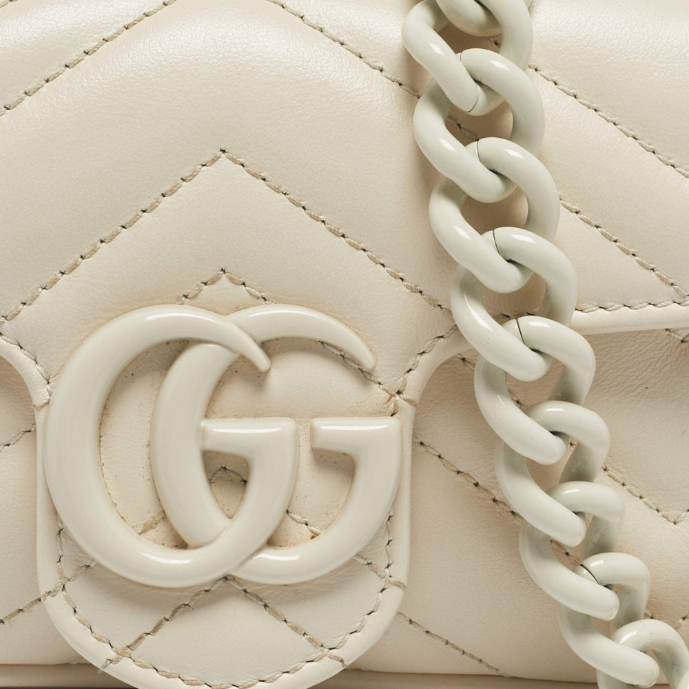 Gucci GG Marmont Belt Bag – White