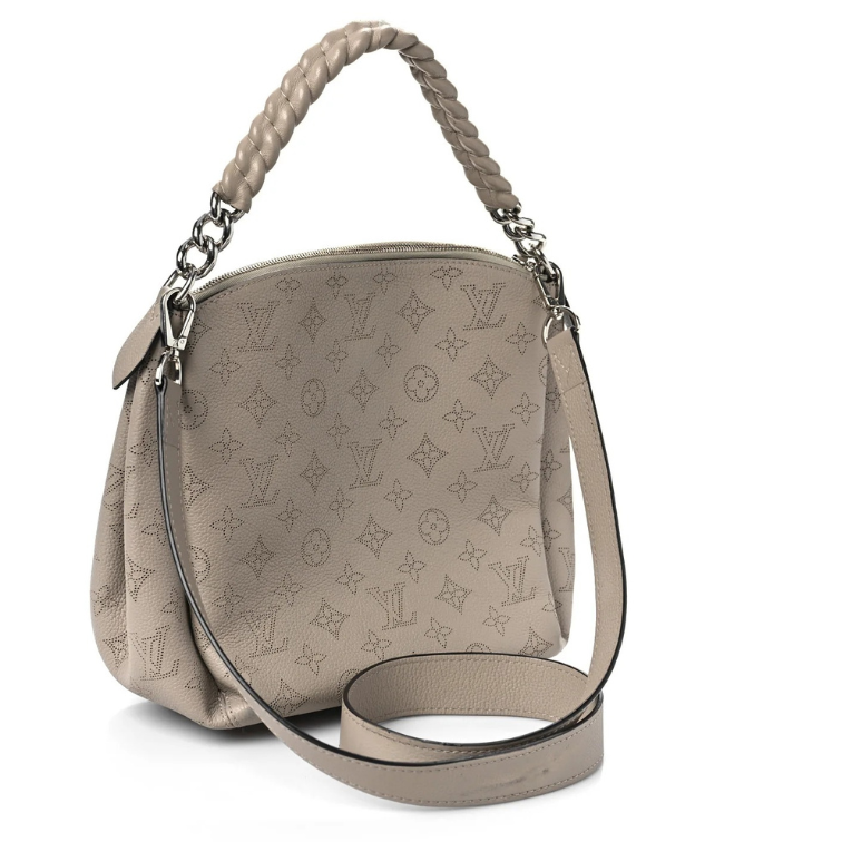 Louis Vuitton Mahina Babylone Chain BB Tote Bag - Galet