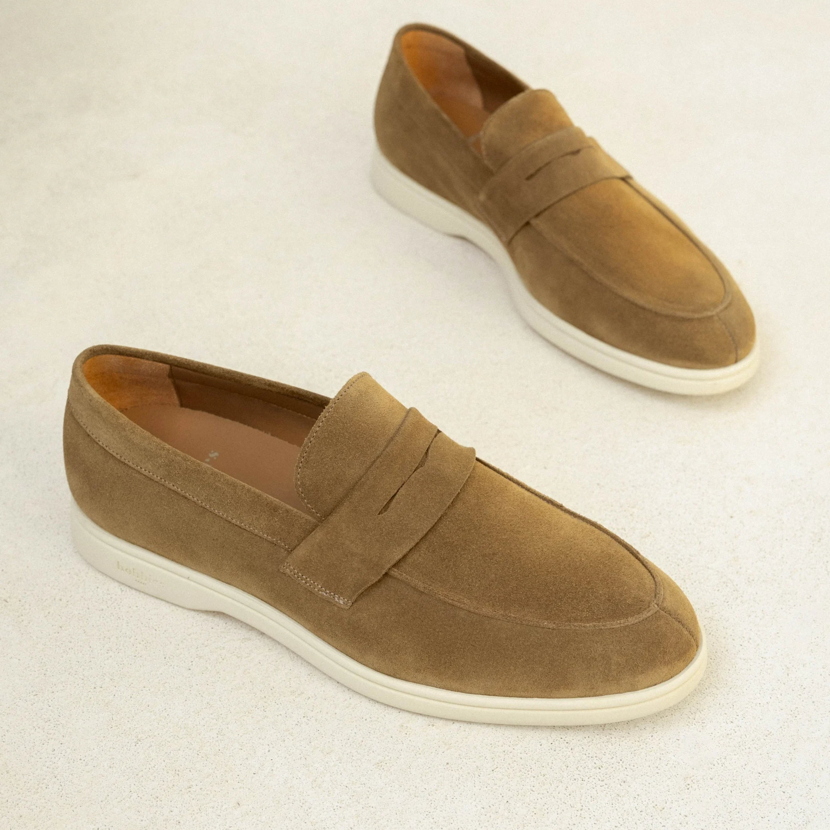 Loro Piana Summer Walk Suede Loafer - Light Brown (020)