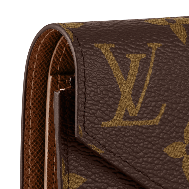 Louis Vuitton Victorine Monogram Canvas Wallet - Brown