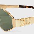 Celine CL40254 30N Triomphe Metal Gold Sunglasses