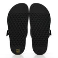 Hermes Chypre Suede Crystals Sandals - Black