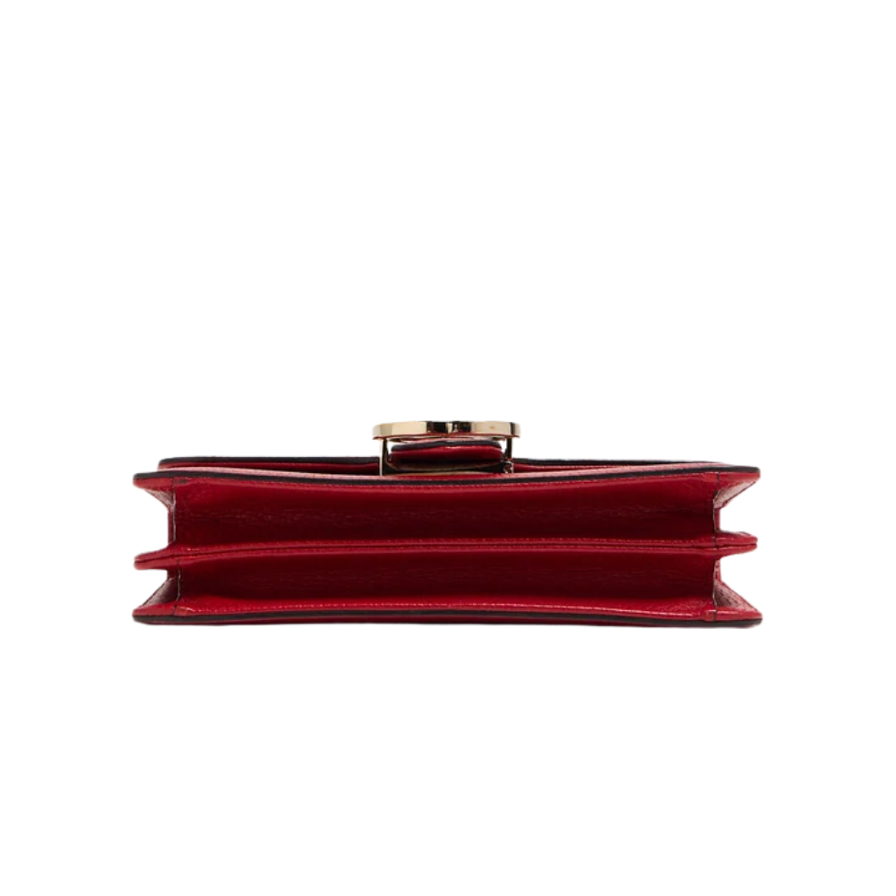 Gucci Interlocking G Small Dollar Shoulder Bag – Red