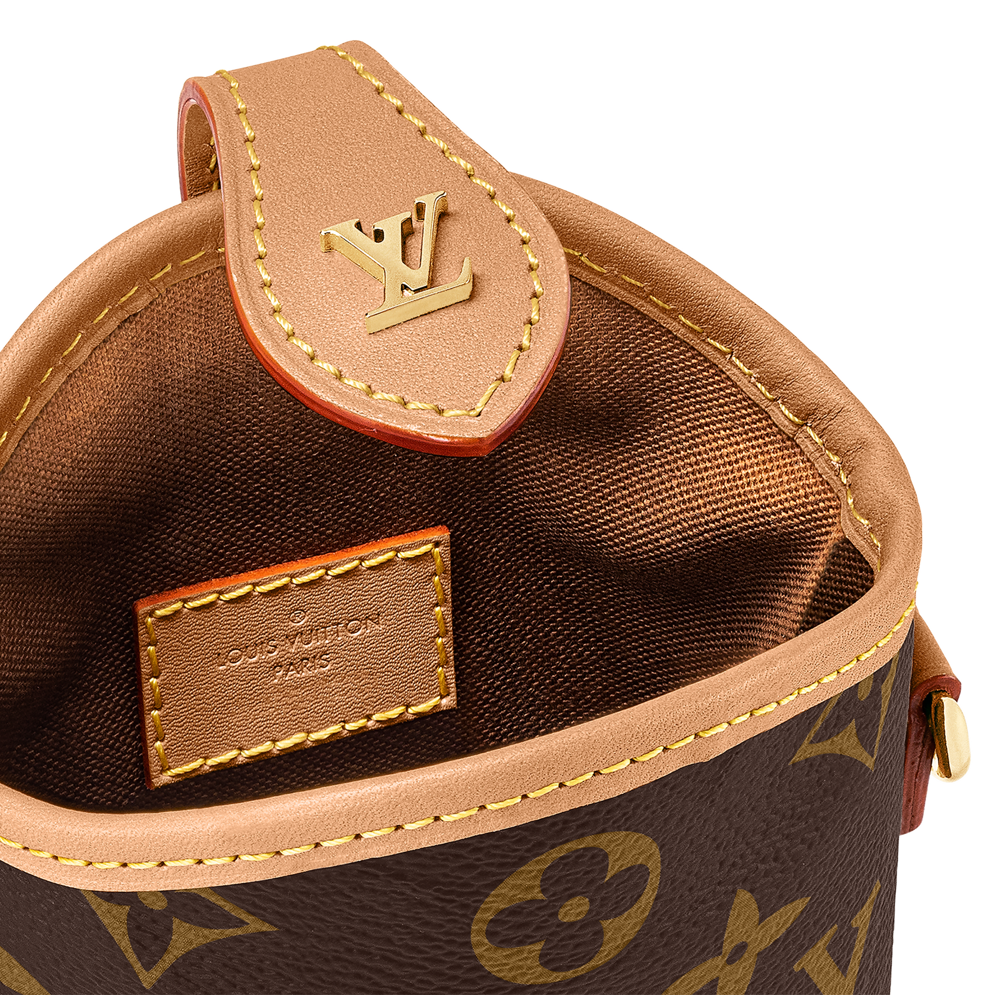 Louis Vuitton Fold Me Pouch Shoulder Bag - Chocolate Brown