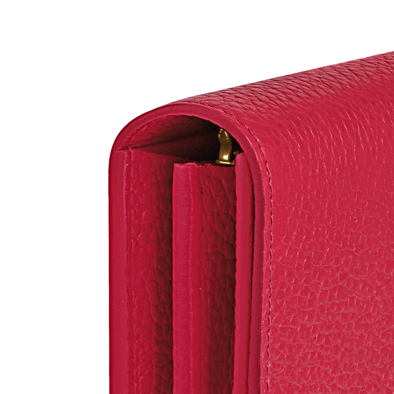 Louis Vuitton Taurillon Leather Capucines Wallet - Scarlett Red