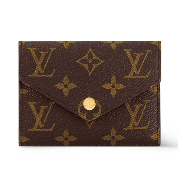 Louis Vuitton Victorine Monogram Canvas Wallet - Brown