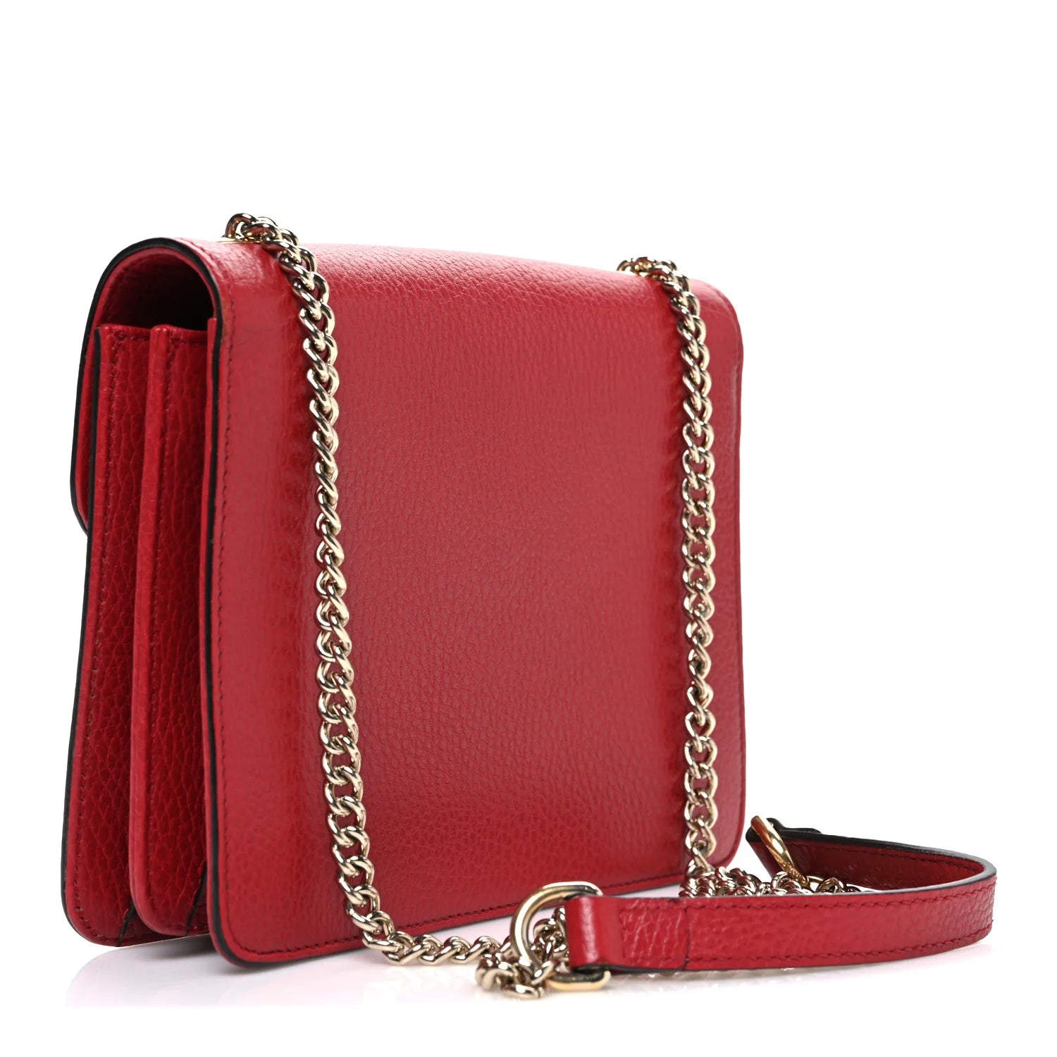 Gucci Interlocking G Small Dollar Shoulder Bag – Red