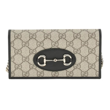 Gucci Horsebit 1955 Chain Wallet - Gray
