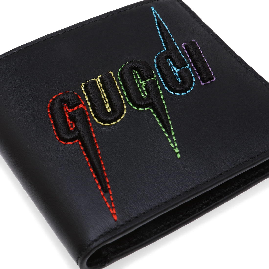Gucci Blade Embroidery Wallet – Black