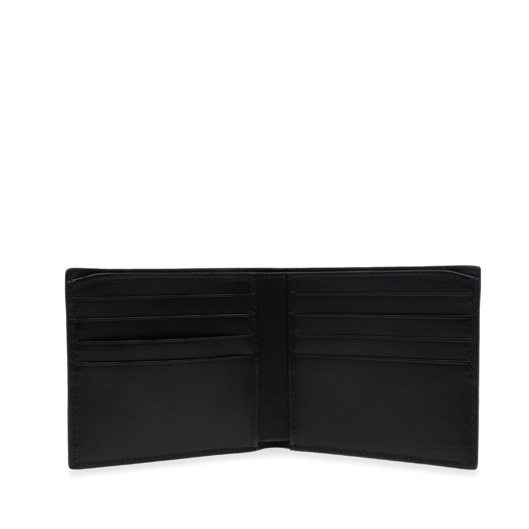 Gucci Blade Embroidery Leather Wallet – Black